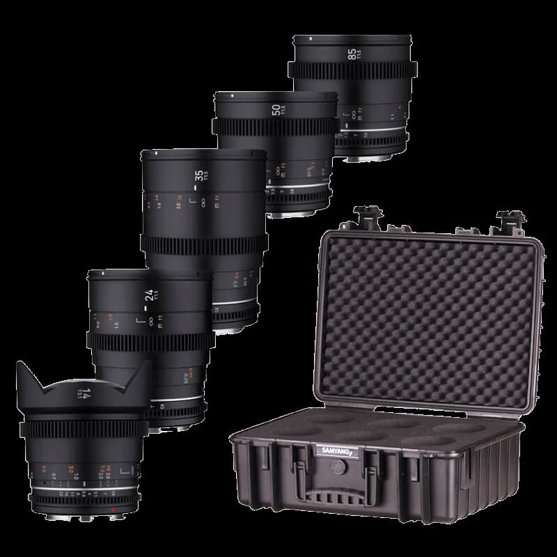 Samyang Canon EF Full Frame VDSLR/Cine MK2 (5x Lens Set) photo 1